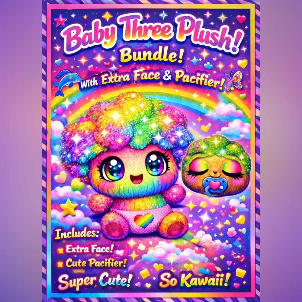 100% Baby Three Bundle with Extra Face & Pacifier